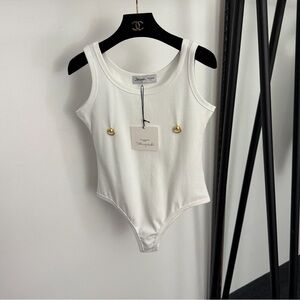 Stylish White Kids Bodysuit